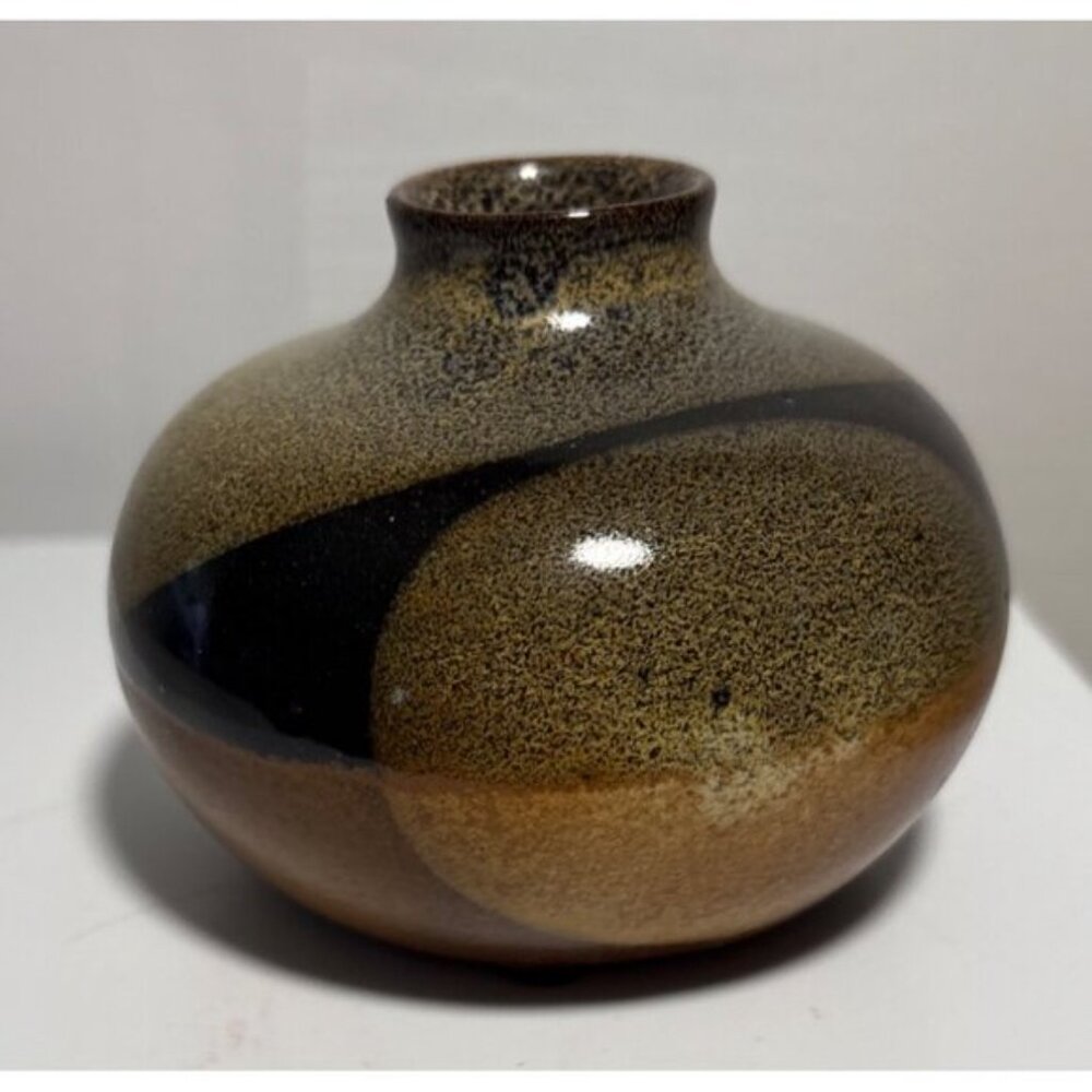 Vintage Pottery Craft USA Stoneware 3 Bud Vase Bottle MCM - Picture 3 of 7